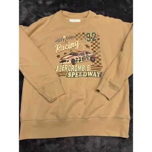 Cream Abercrombie Kids Size 11/12 sweatshirt #loungewear